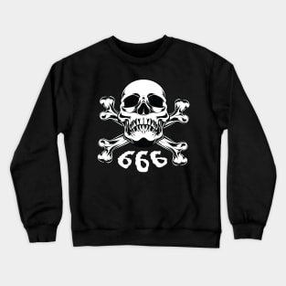 Skull Devil 666 Crewneck Sweatshirt